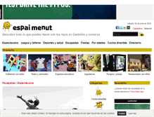 Tablet Screenshot of espaimenut.com